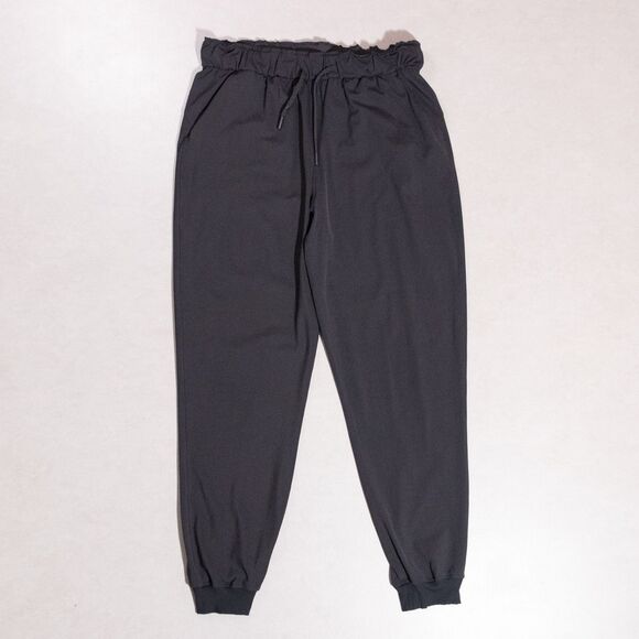 Lululemon Keep Moving Stretch High Ride Luxstreme Jogger Pants Women's 10 Black - Picture 1 of 5